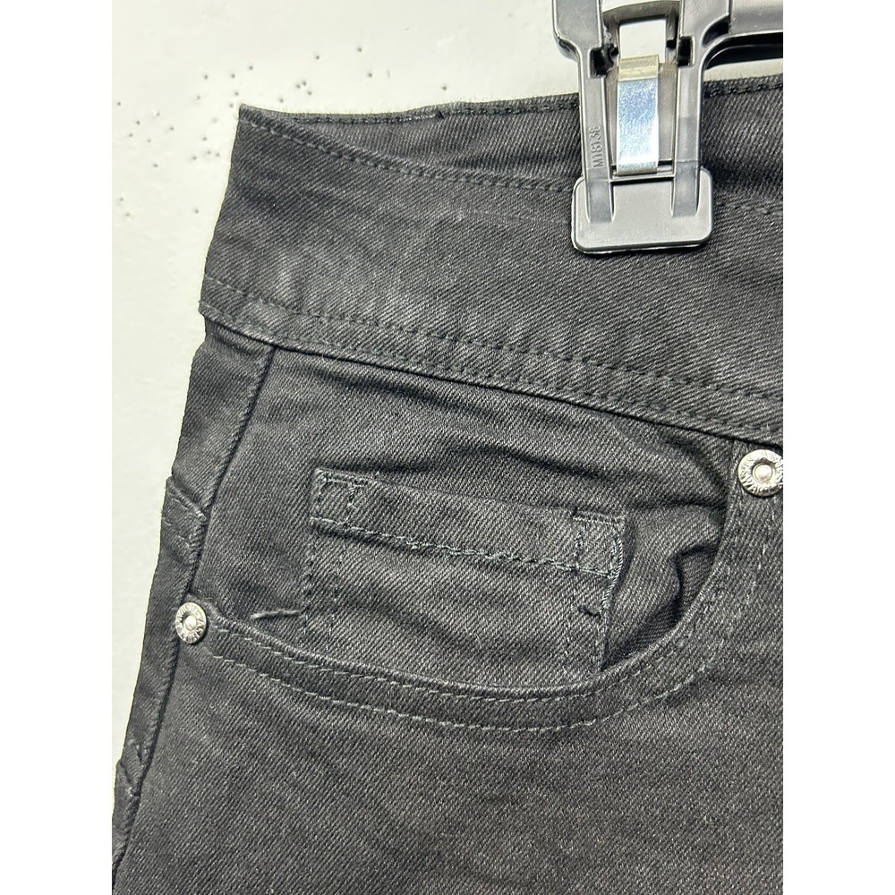 Ashley Stewart Jeans Womens 14 Regular Black Fearless Skinny Stretch High Rise - Picture 5 of 9